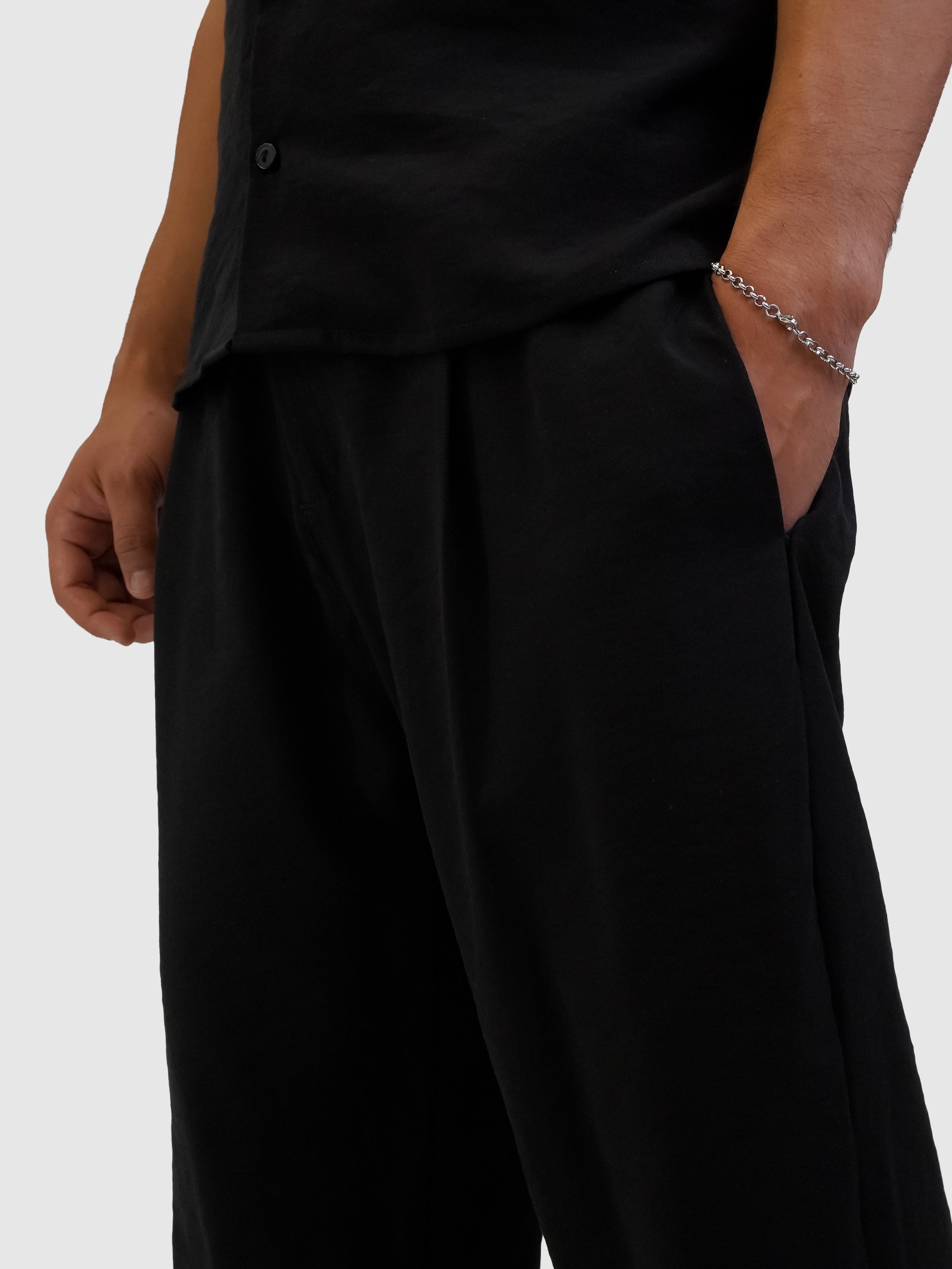 CONJUNTO HOMBRE CAMISA Y PANTALON CAREBROL EN LINO