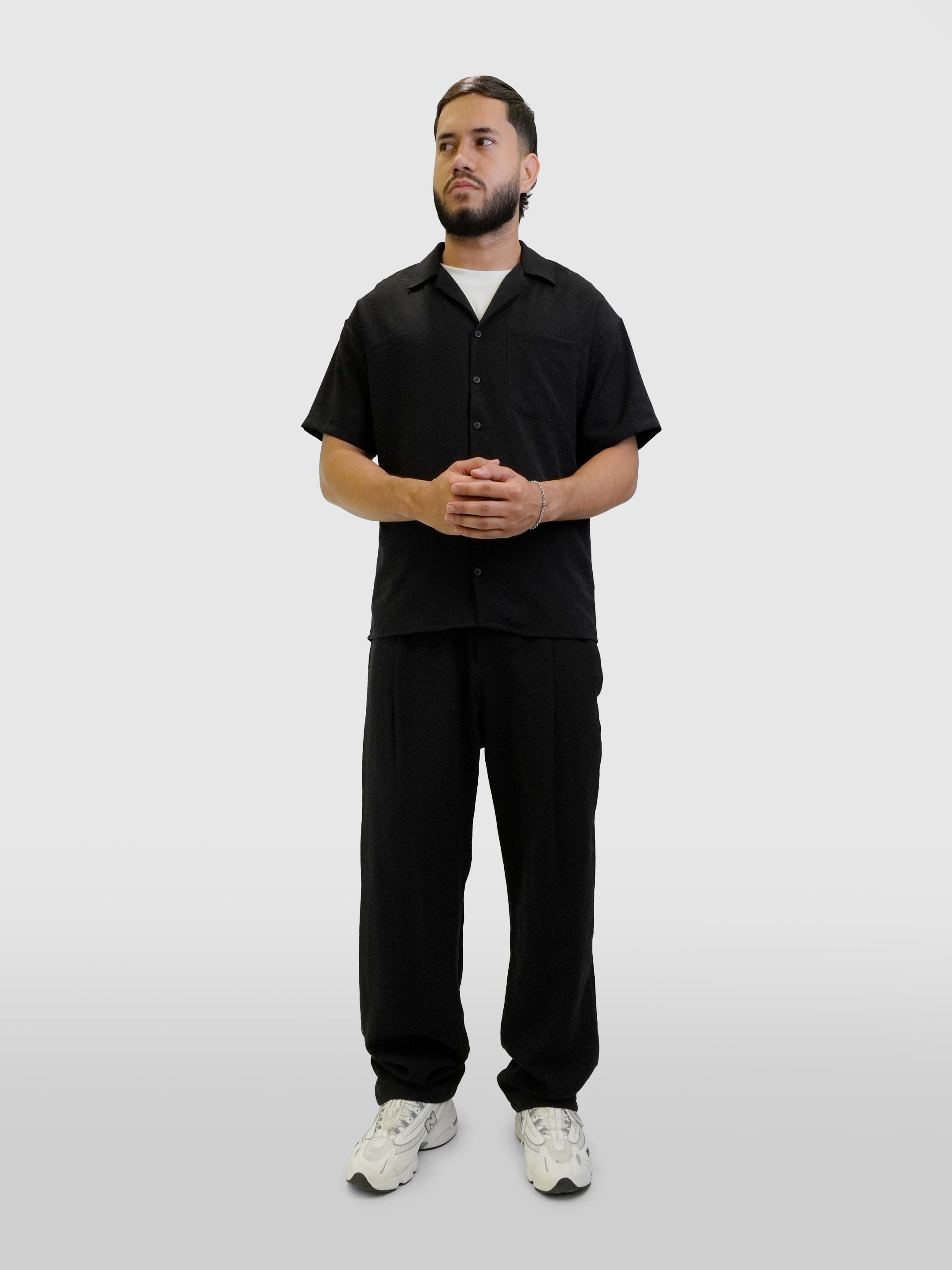 CONJUNTO HOMBRE CAMISA Y PANTALON CAREBROL EN LINO
