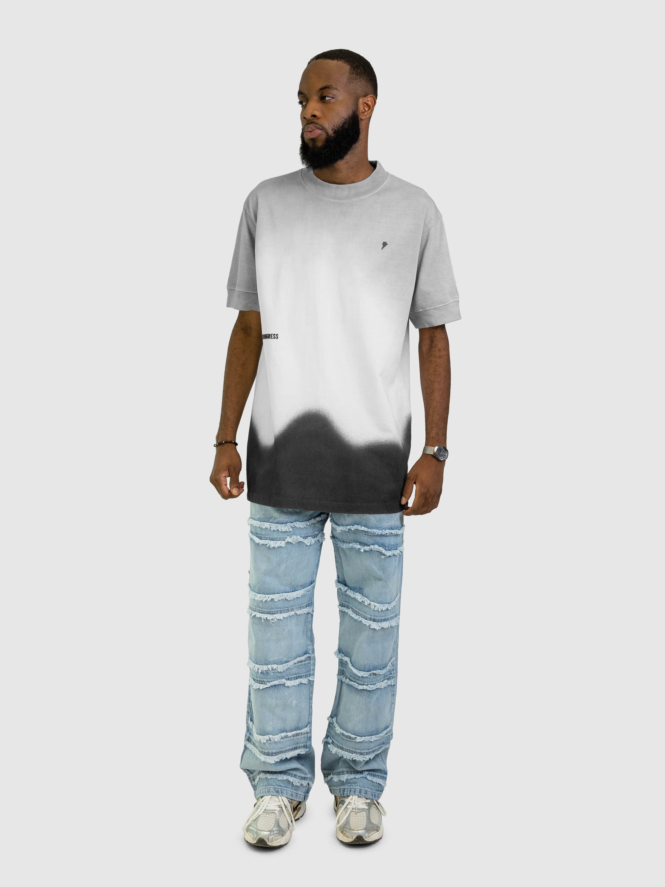 Camiseta Degradé Gris