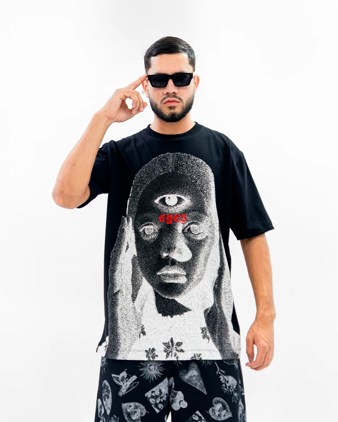 Camiseta SS1 Child Eye Negro