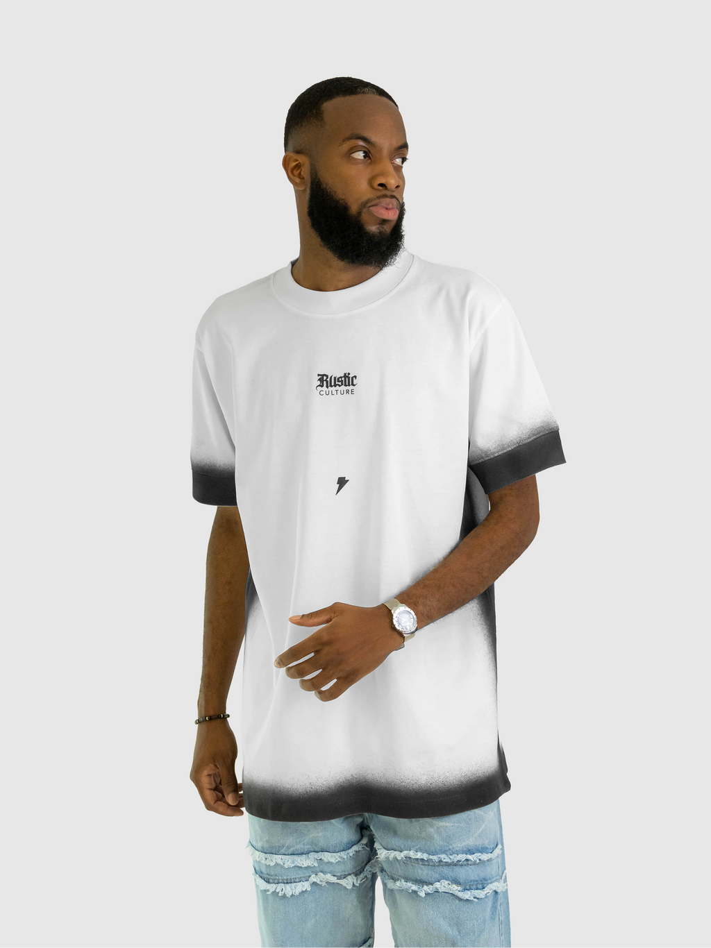 Camiseta Degradé Blanca