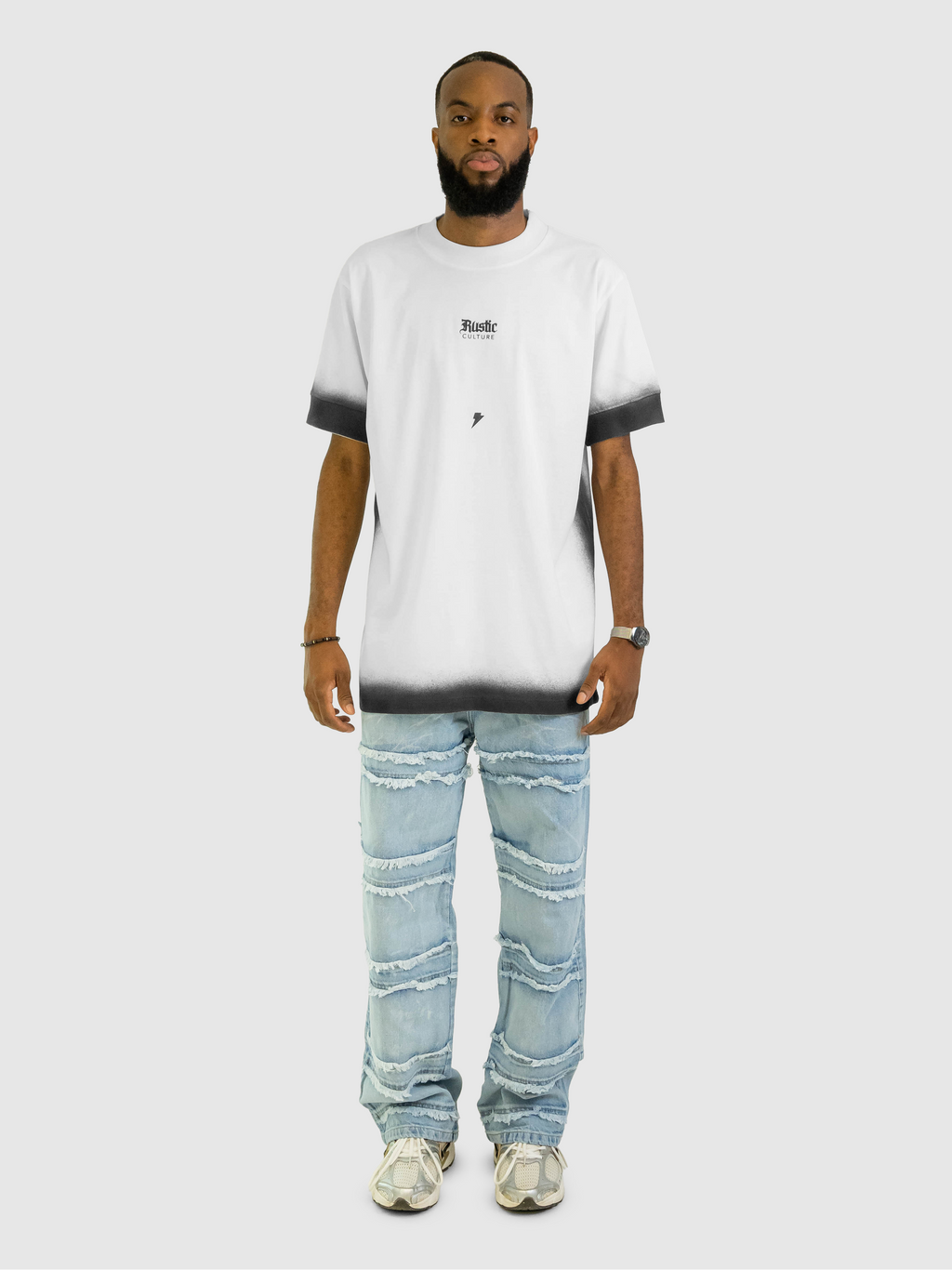 Camiseta Degradé Blanca