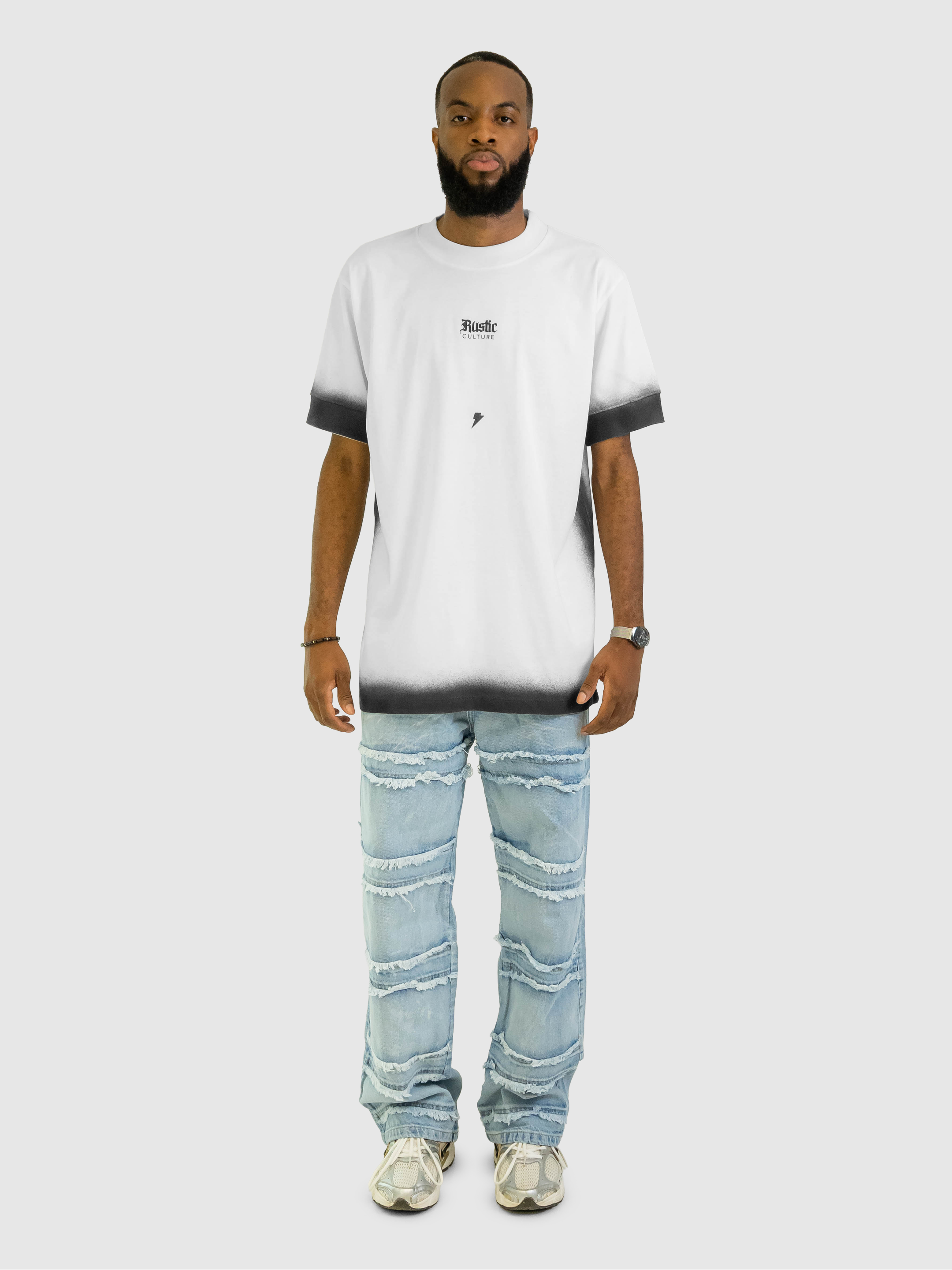 Camiseta Degradé Blanca