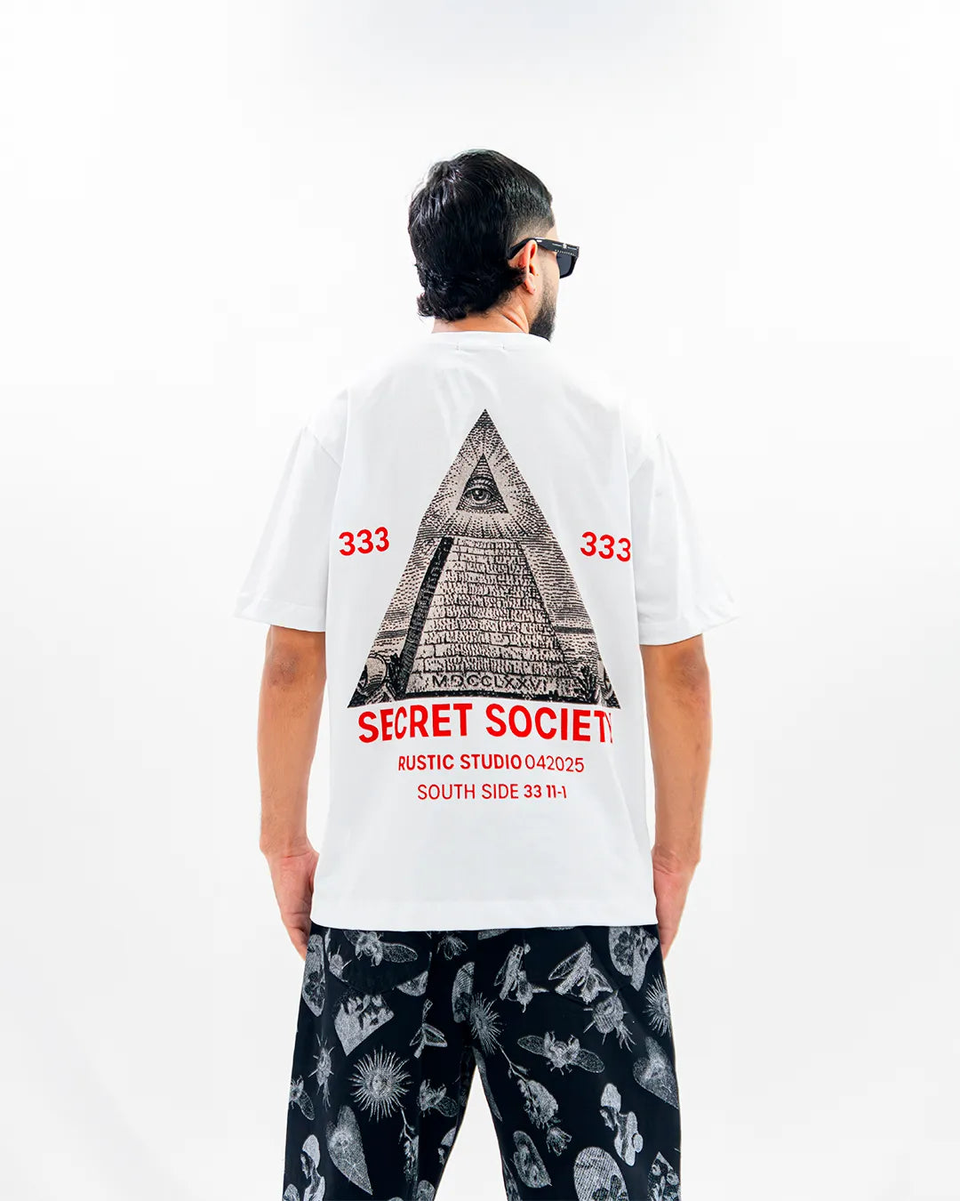 Camiseta SS1 Eye of Providence Blanca
