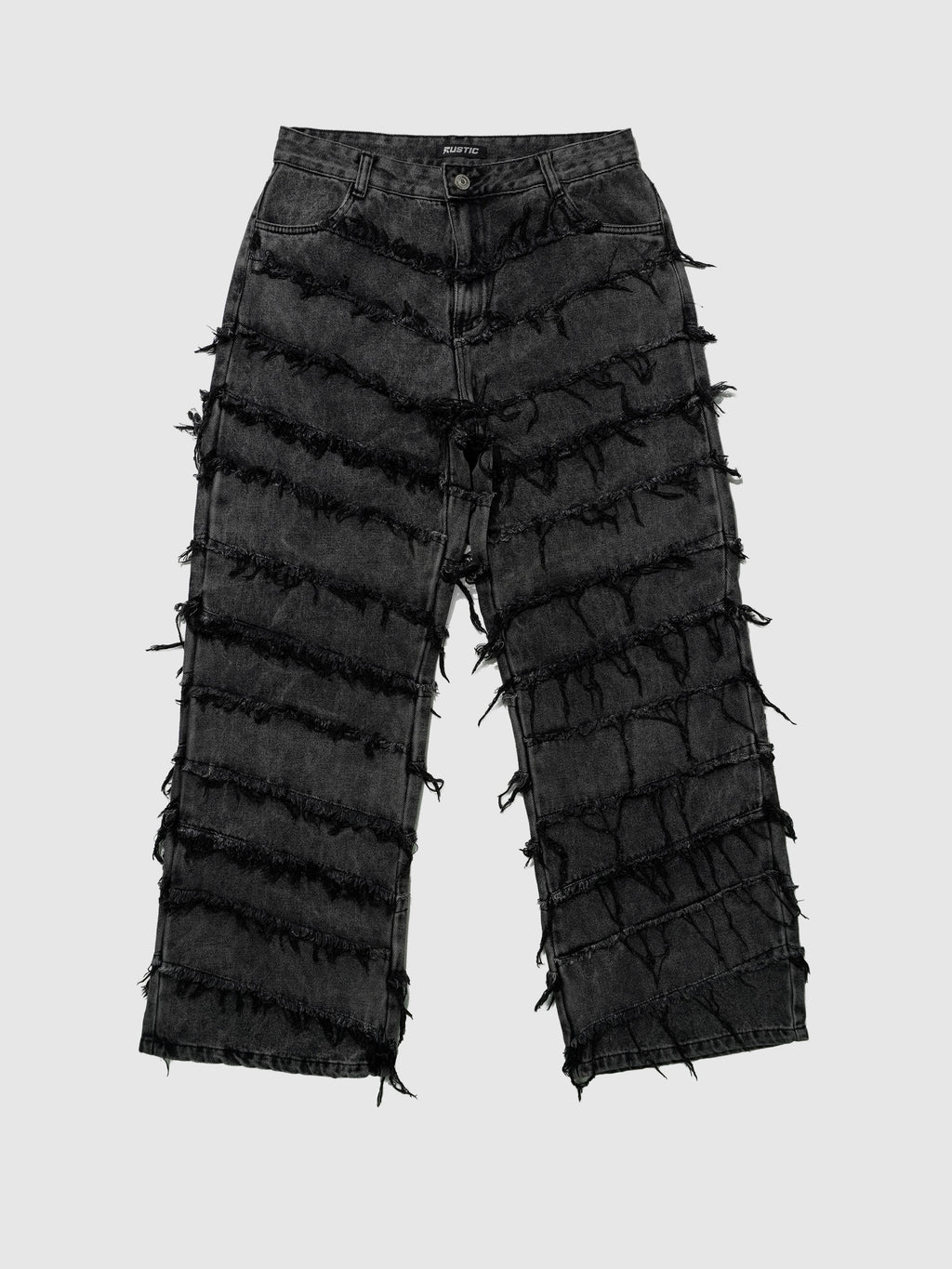 Jean Baggy Gris Desilachado