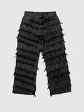 Jean Baggy Gris Desilachado