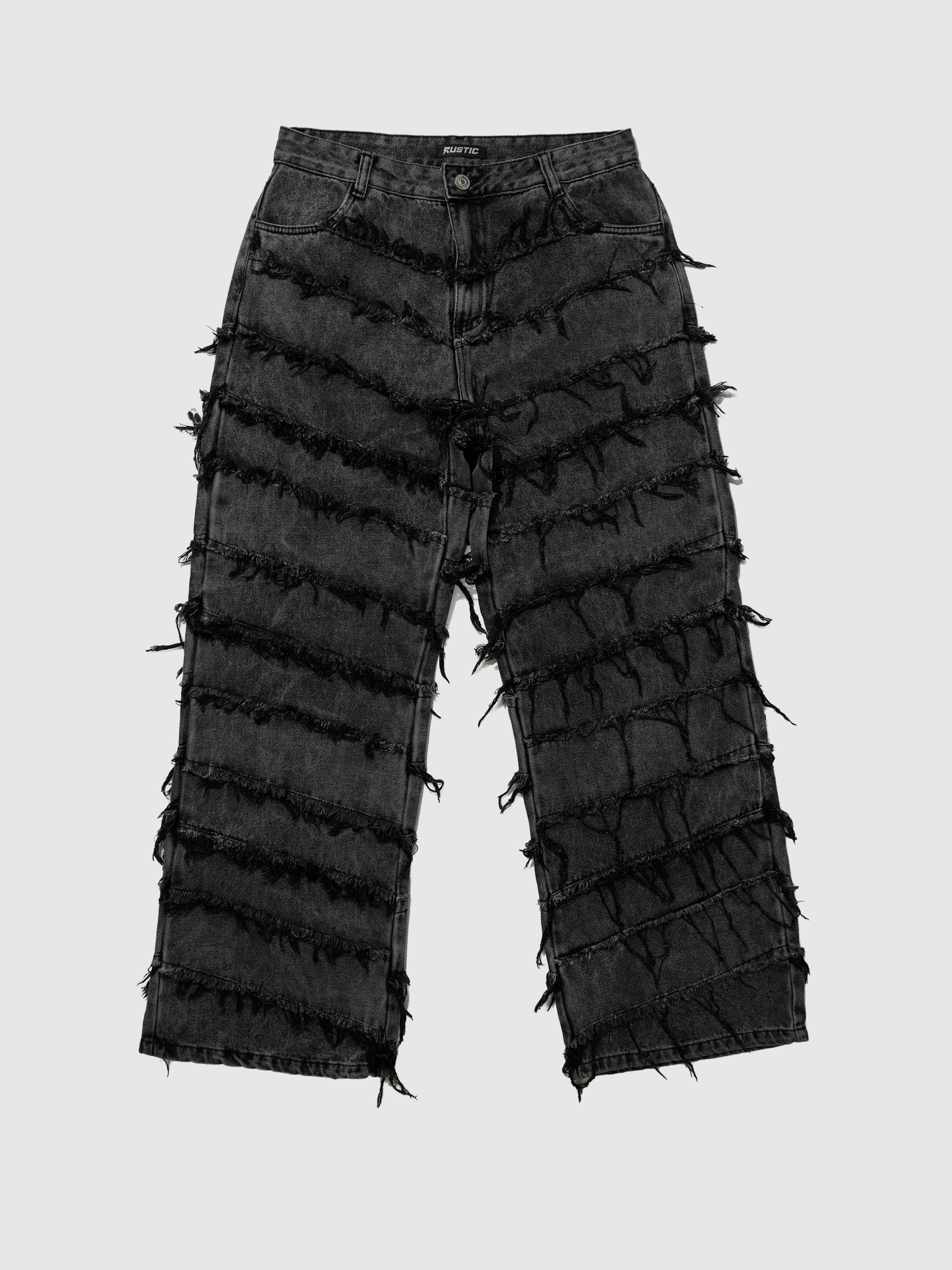 Jean Baggy Gris Desilachado