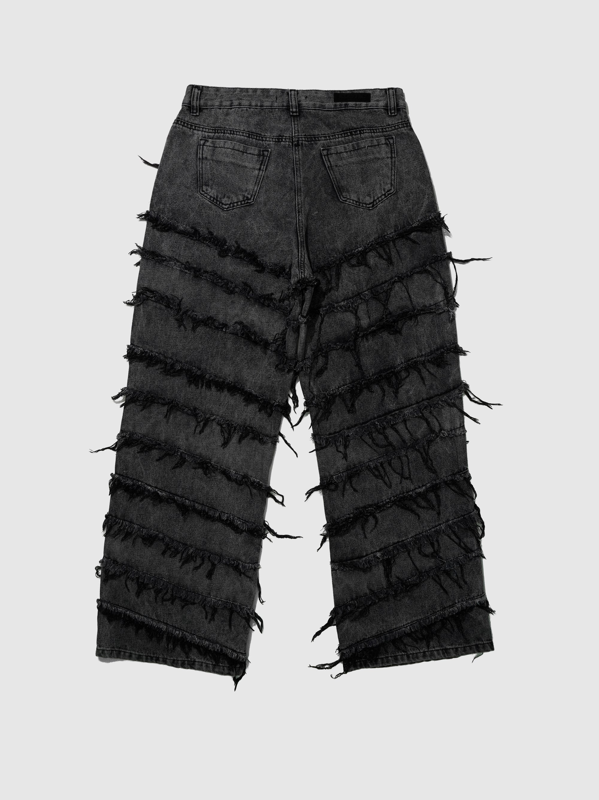 Jean Baggy Gris Desilachado