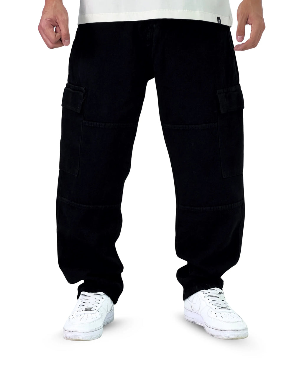 Jean Baggy Cargo Negro