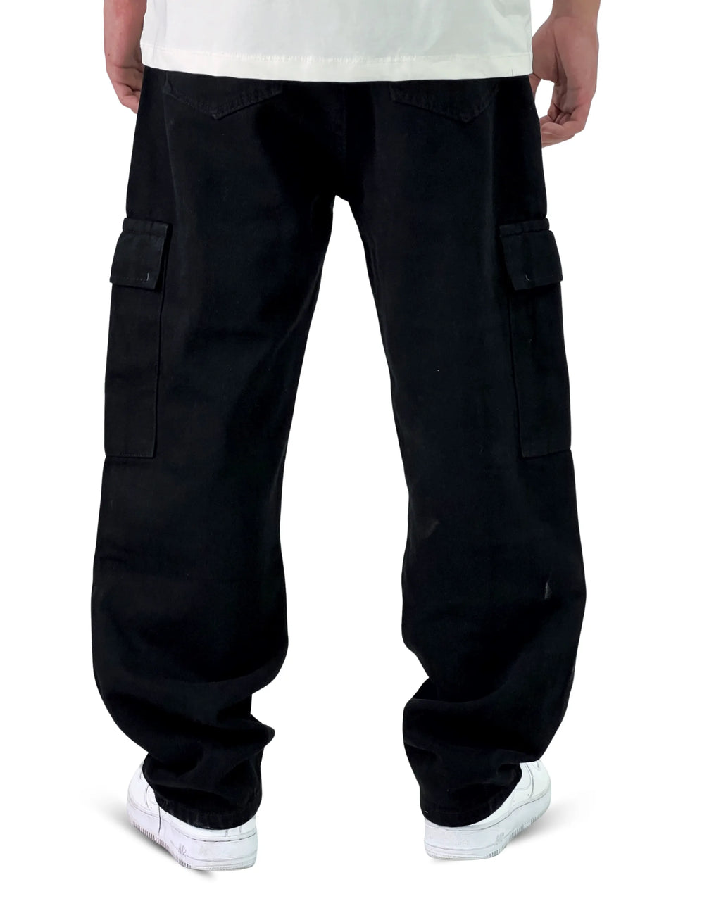 Jean Baggy Cargo Negro