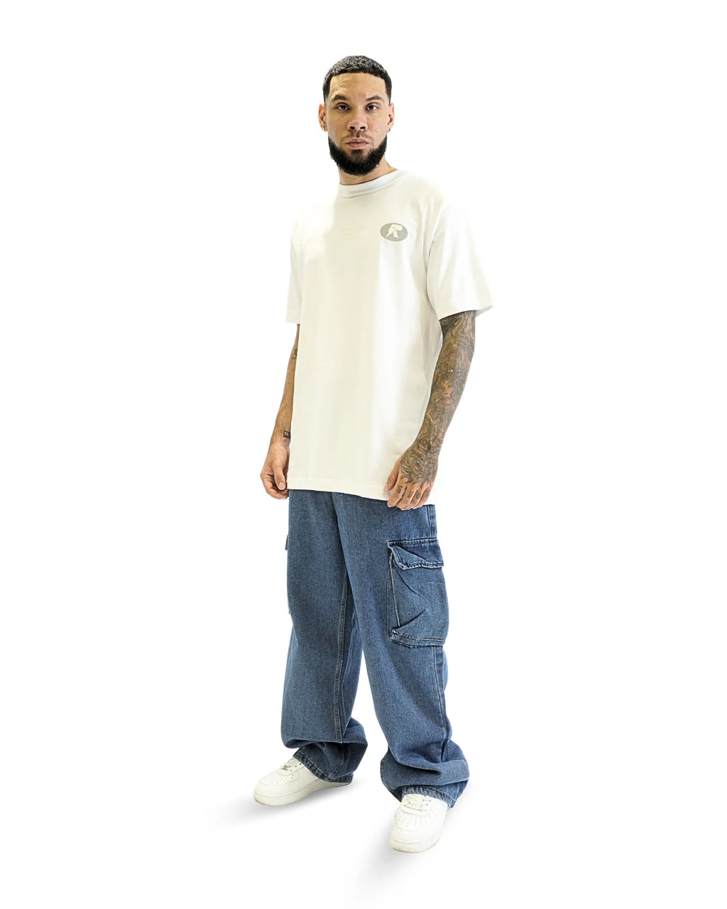 Jean Baggy Cargo Azul