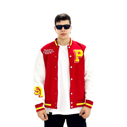 Chaqueta Varsity Port Man Roja