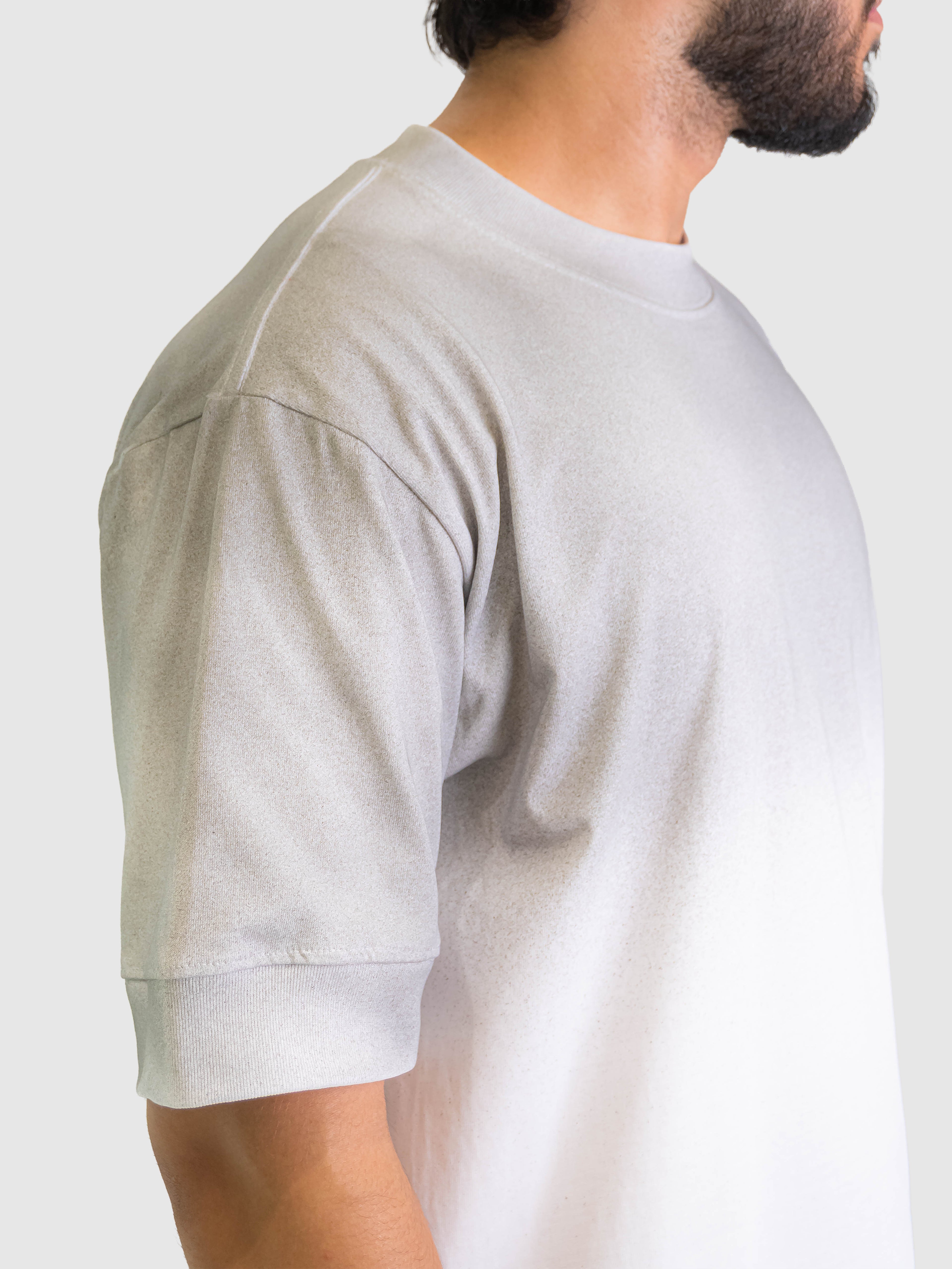 Camiseta Essential Wash Fade Blanco