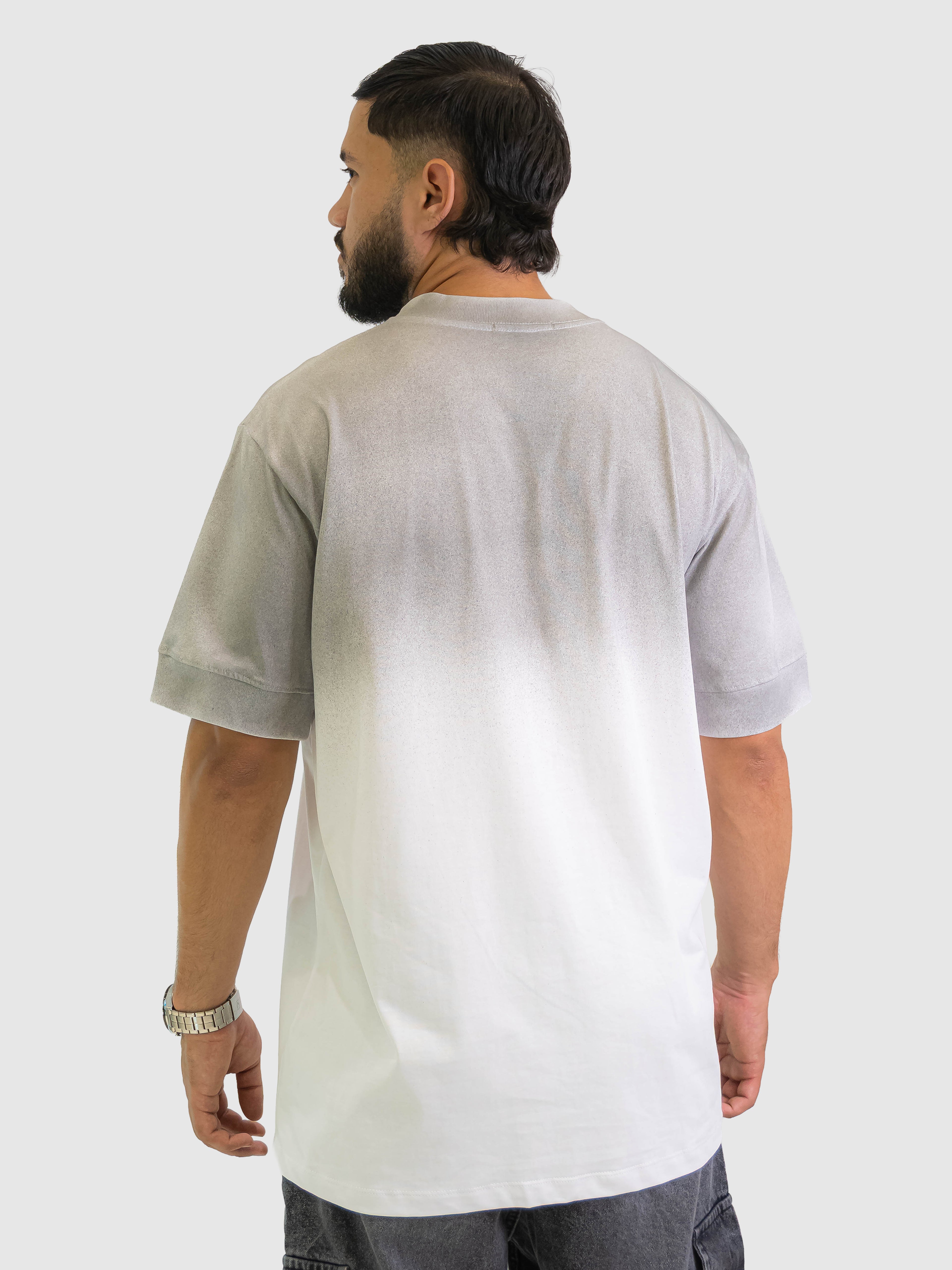 Camiseta Essential Wash Fade Blanco