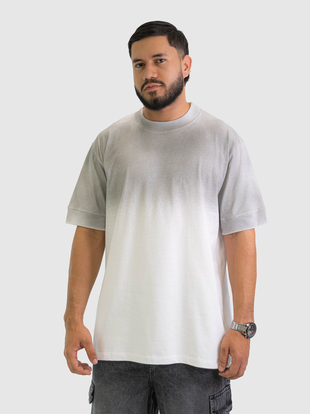 Camiseta Essential Wash Fade Blanco