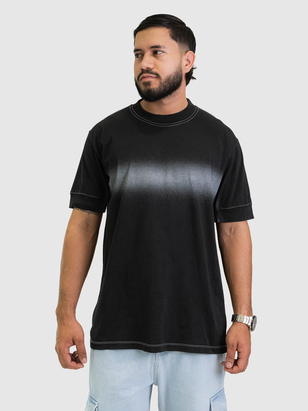 Camiseta Essential Fade Negro