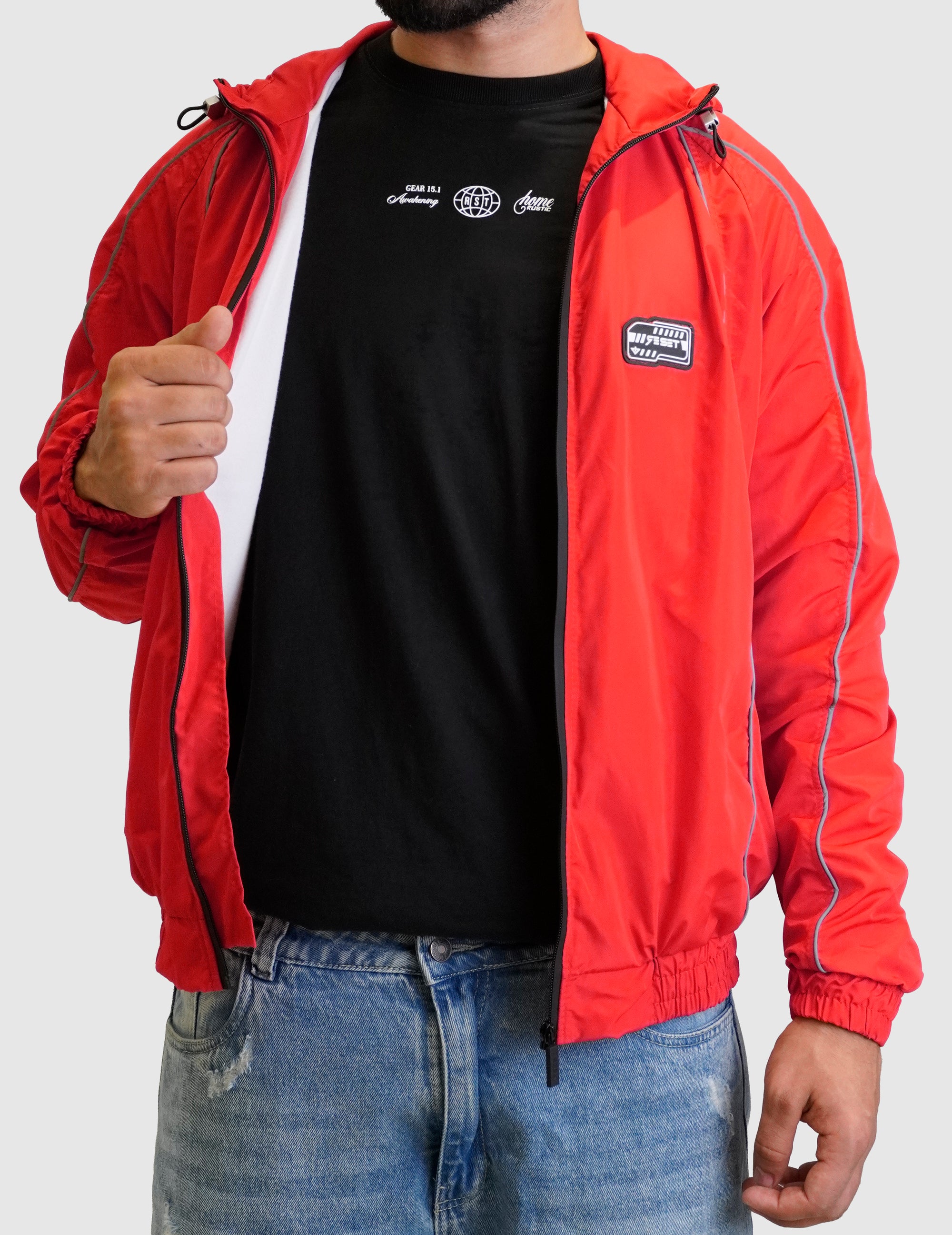 Chaqueta Rompevientos Reflectiva