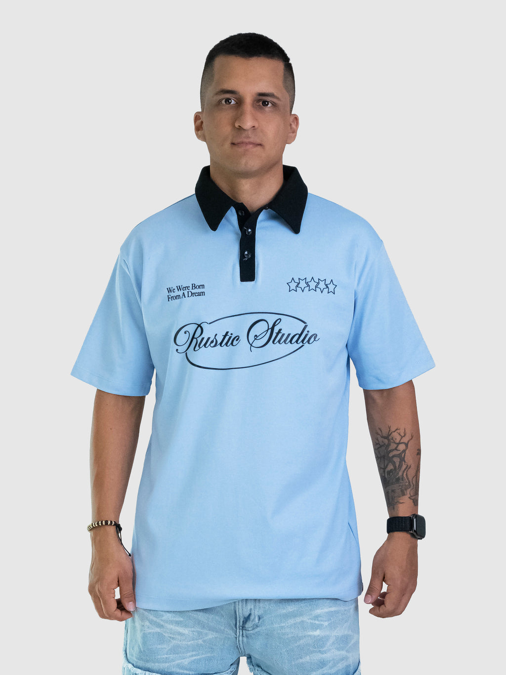 Polo Rustic Studio Celeste