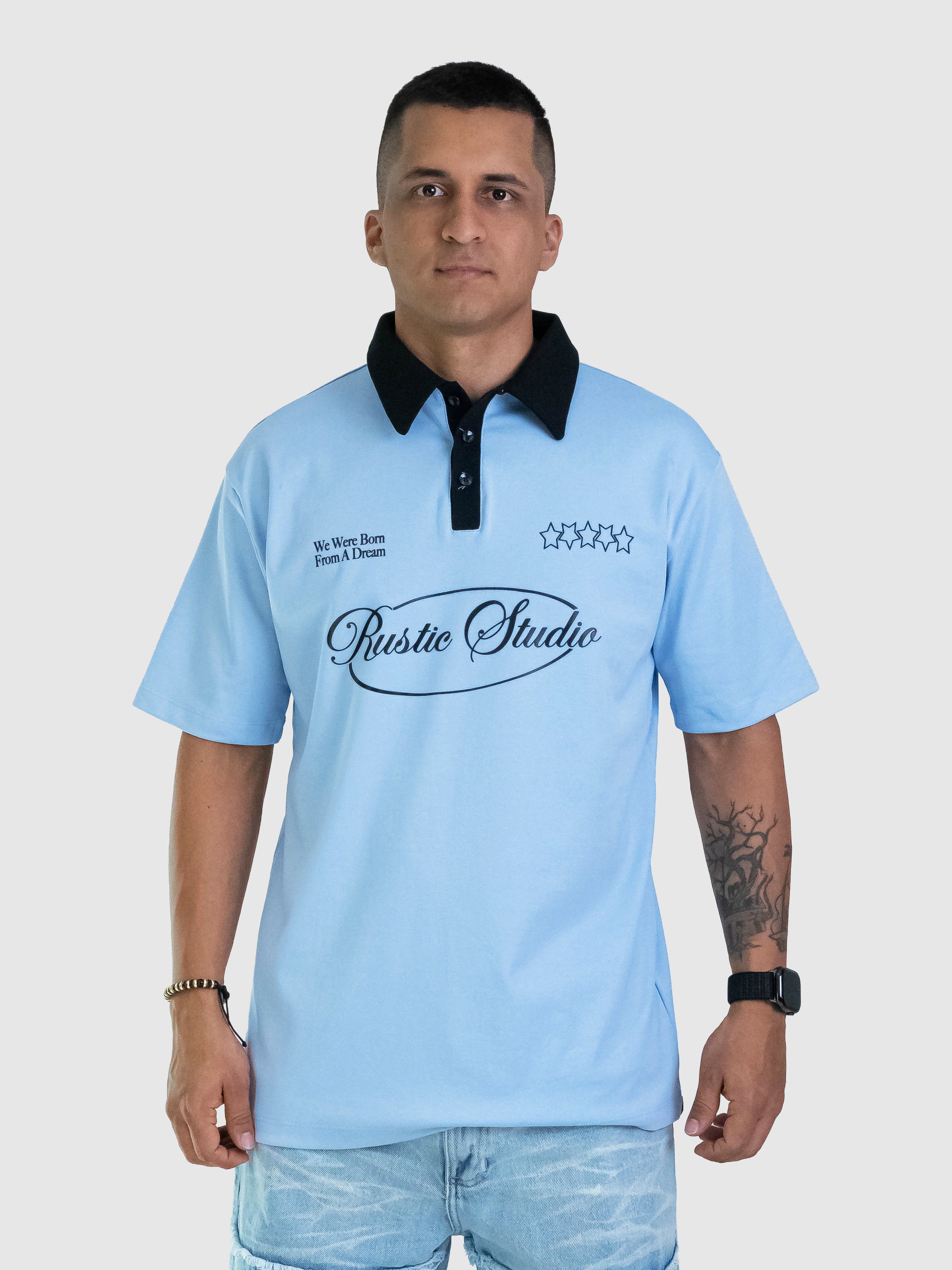 Polo Rustic Studio Celeste