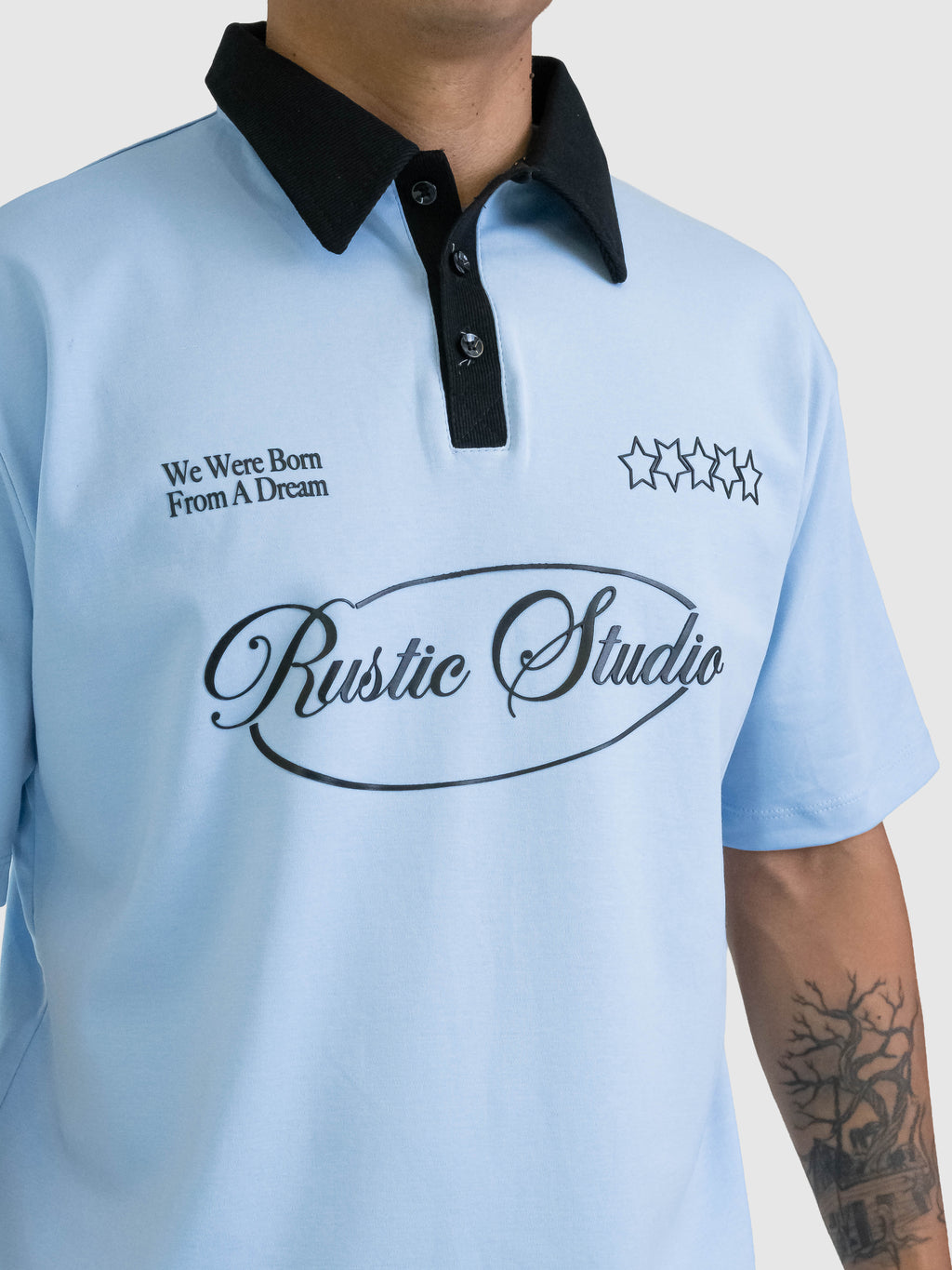Polo Rustic Studio Celeste