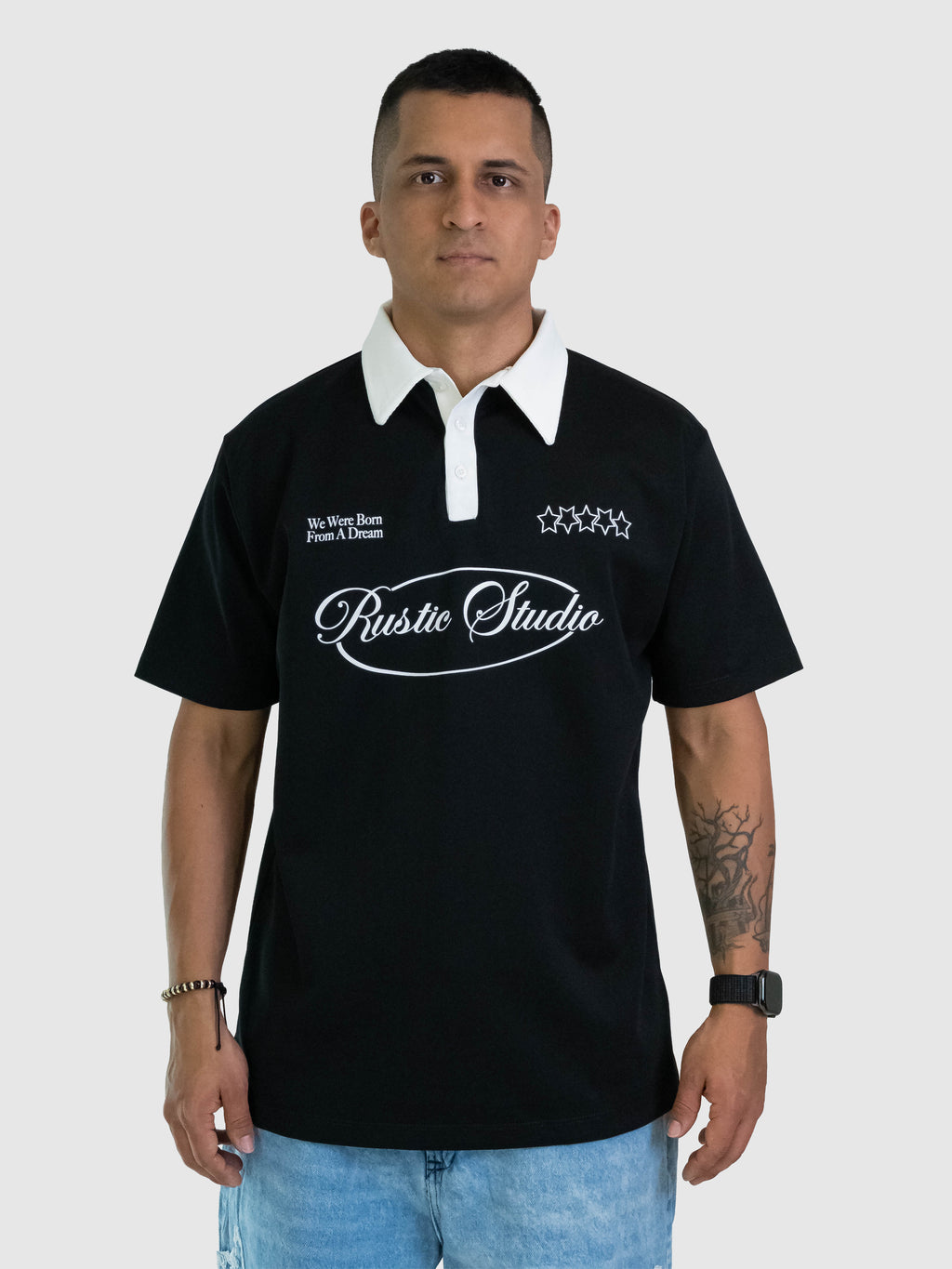 Polo Rustic Studio Negro