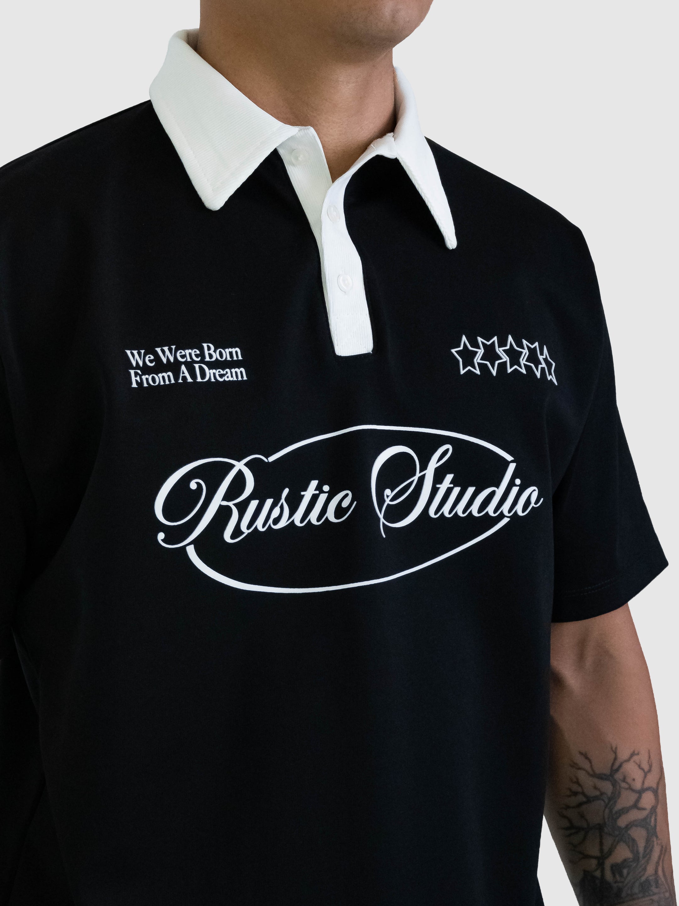 Polo Rustic Studio Negro
