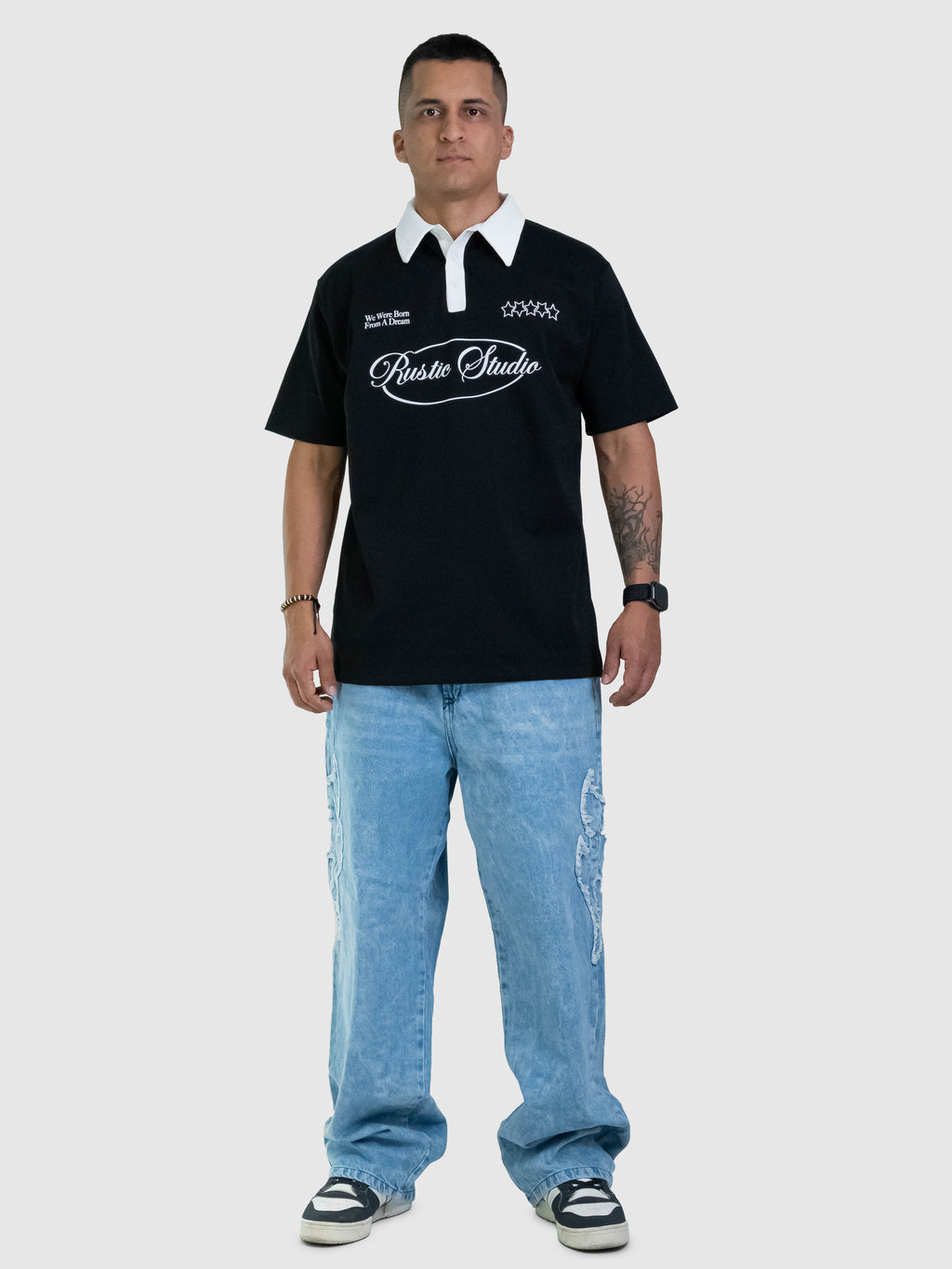 Polo Rustic Studio Negro