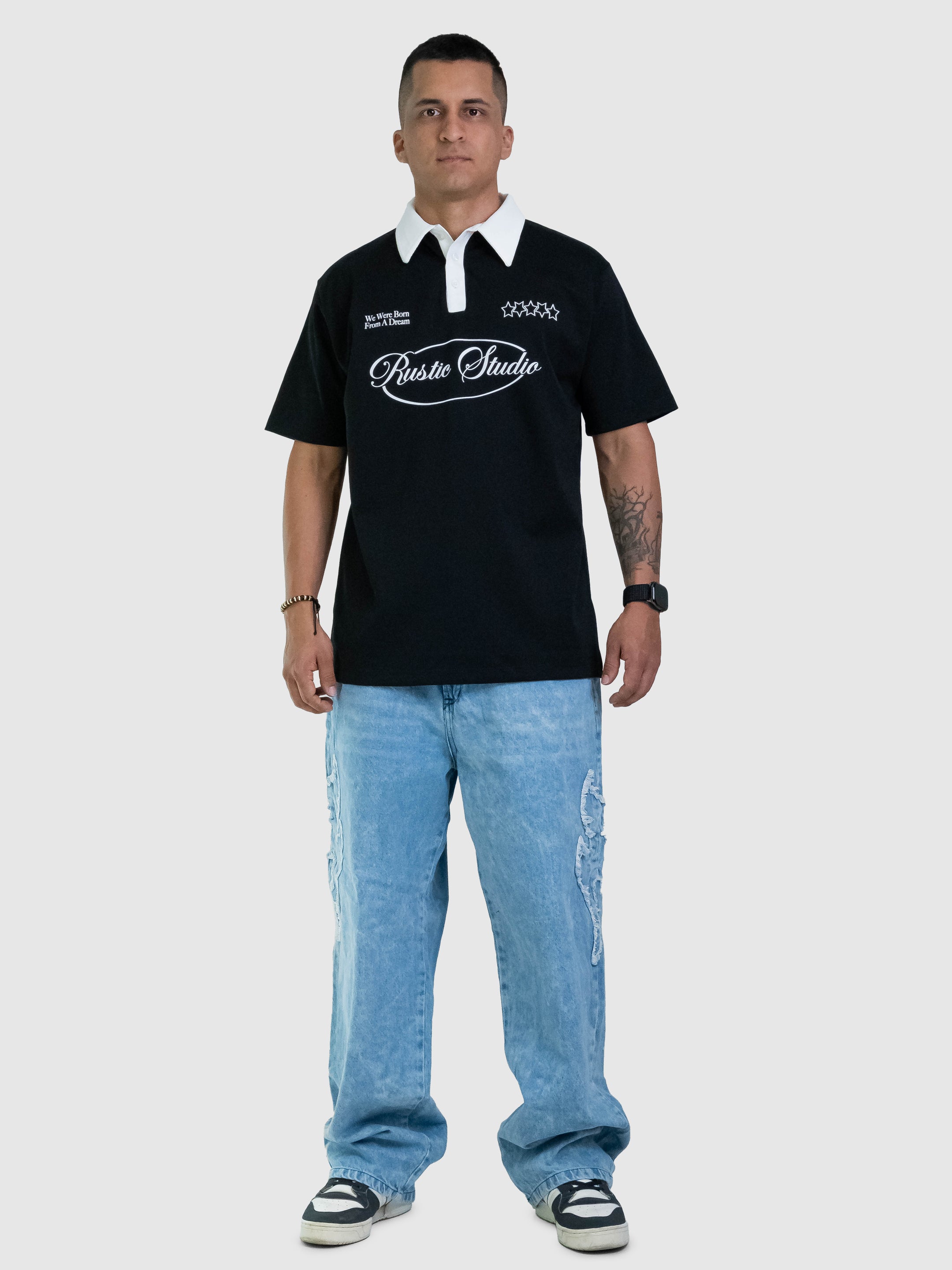 Polo Rustic Studio Negro