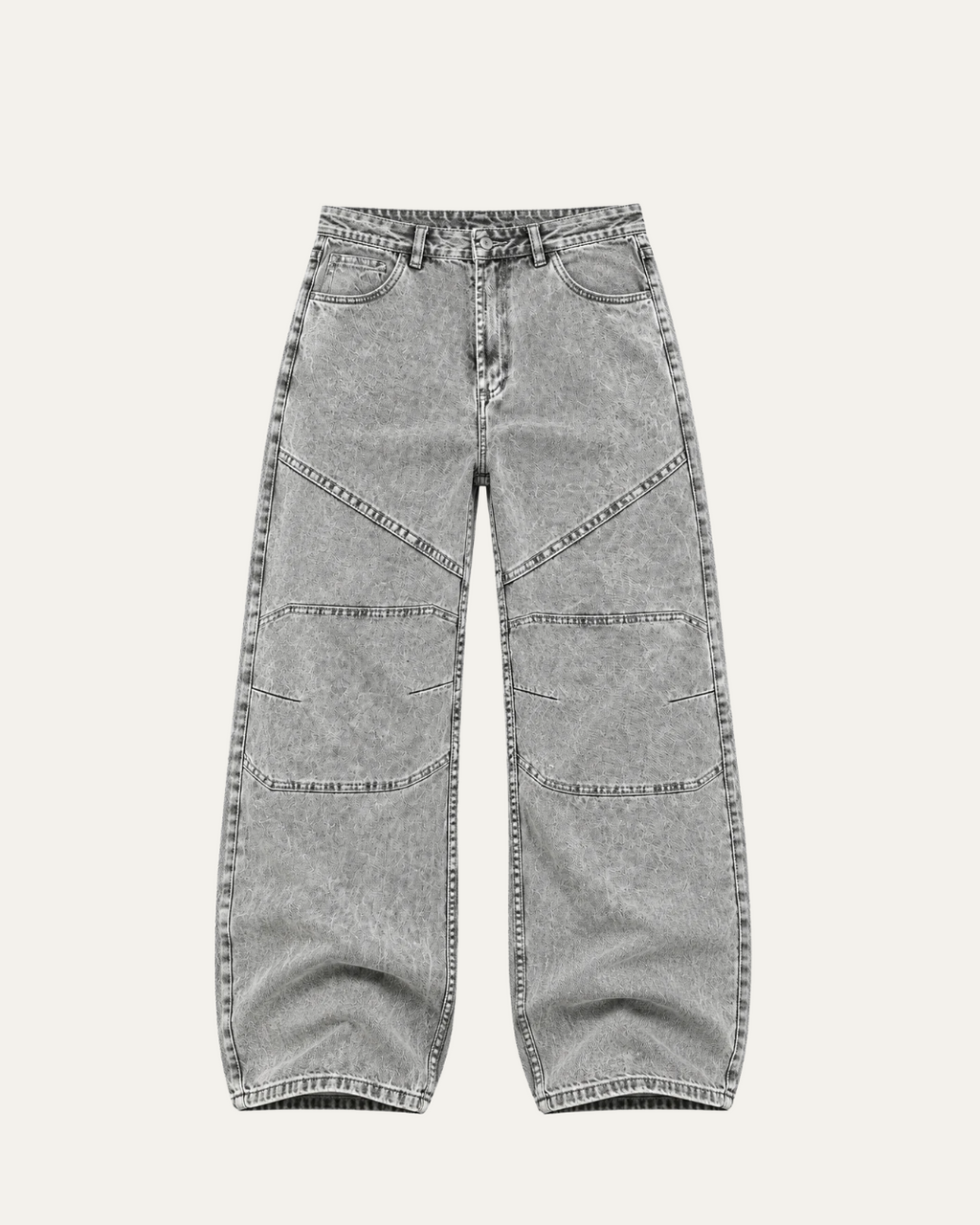Jean Baggy Grey Wash