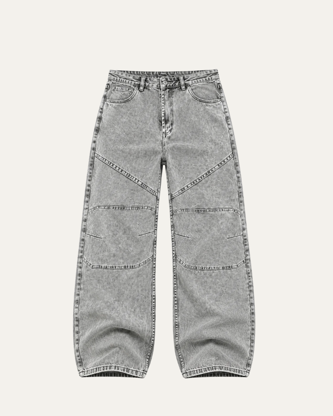 Jean Baggy Grey Wash