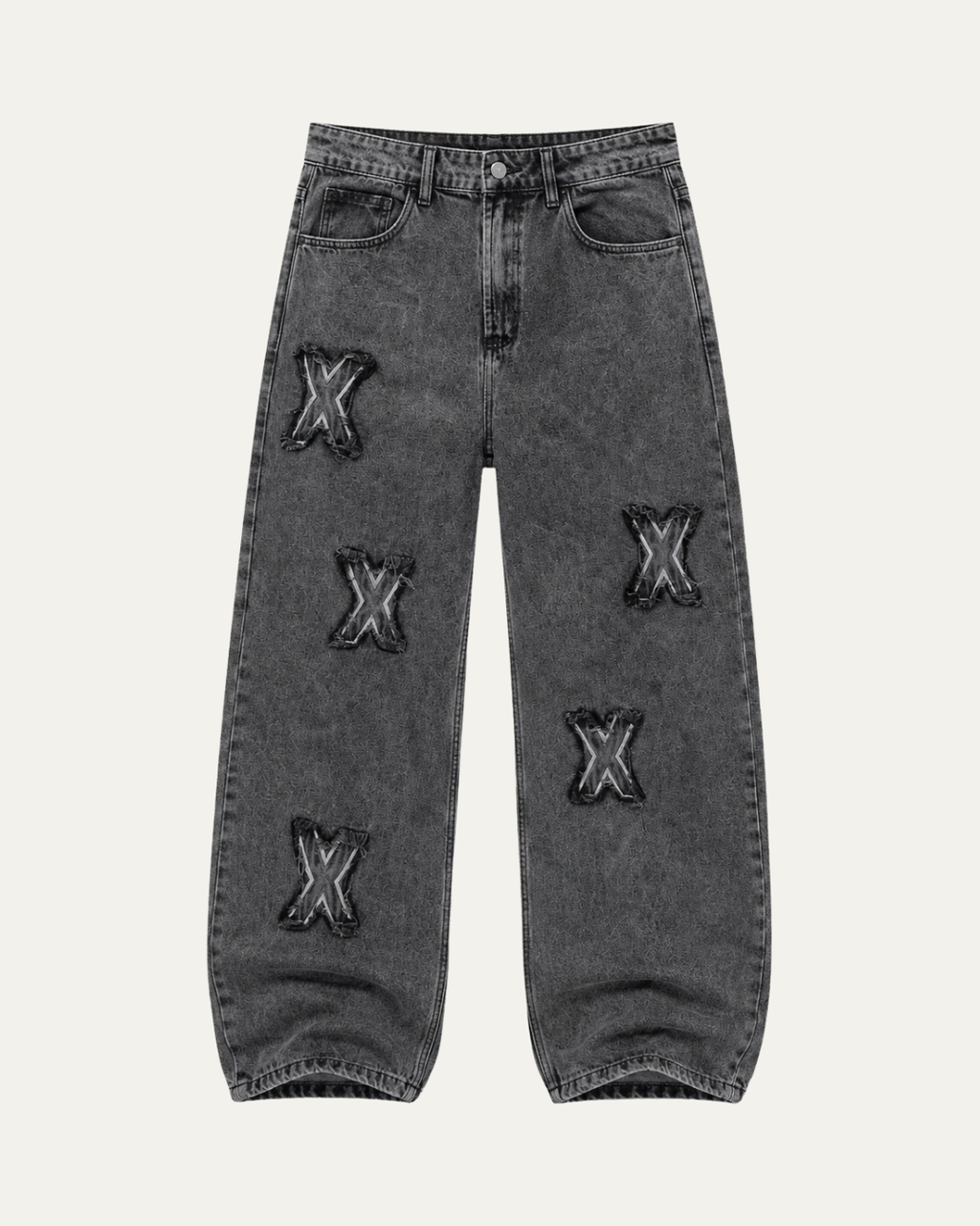 Jean Baggy X Washed Black