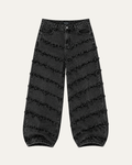 Jean Baggy Gris Desilachado