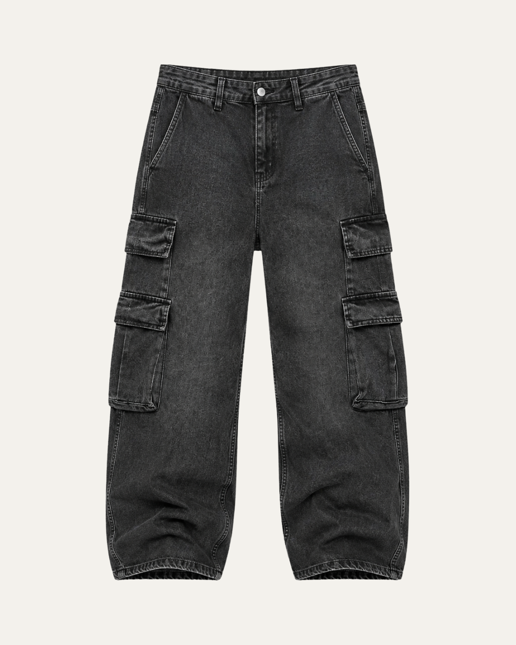 Jean Negro/Gris Cargo