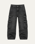 Jean Negro/Gris Cargo