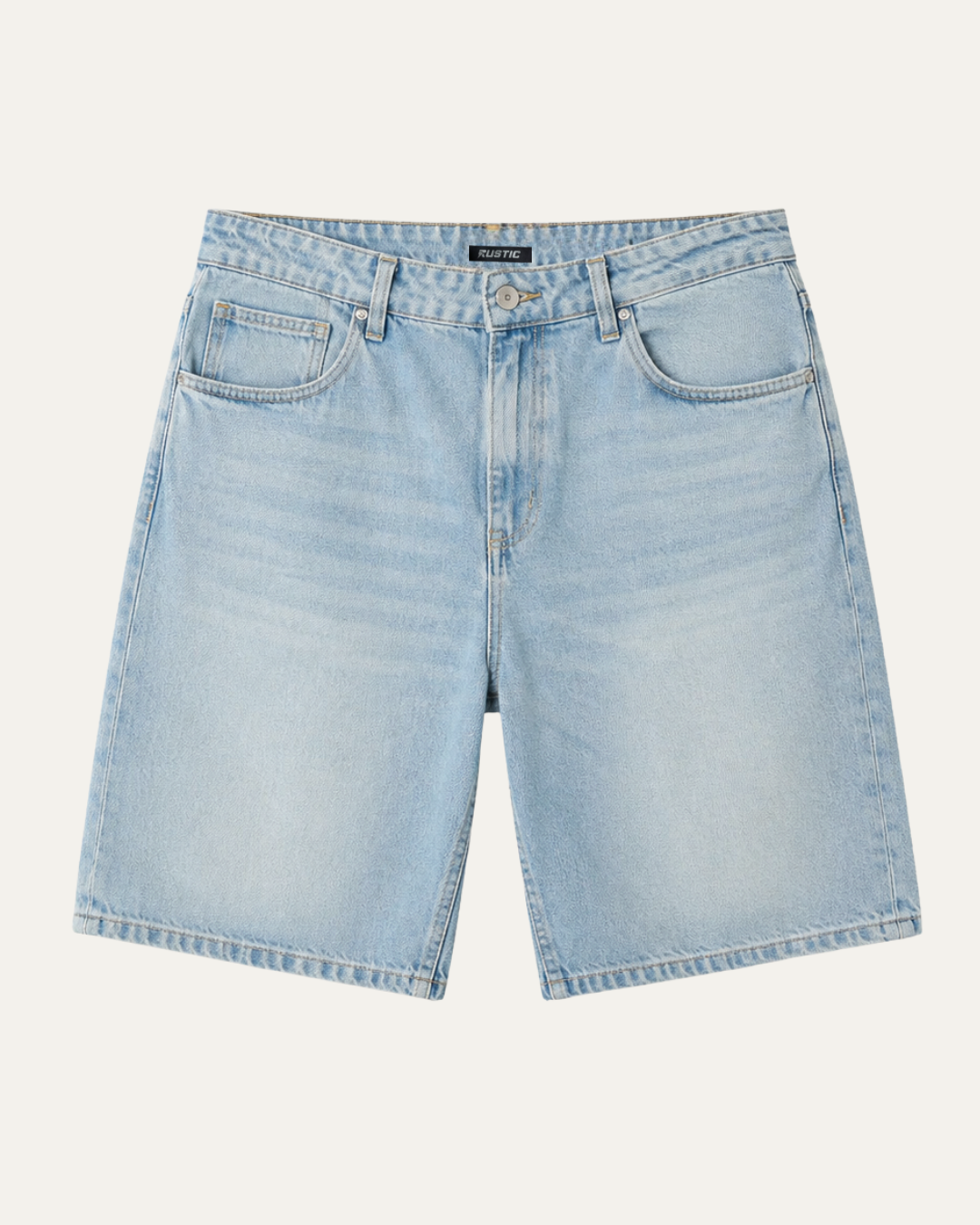Bermuda De Jeans Ice Blue Rustic