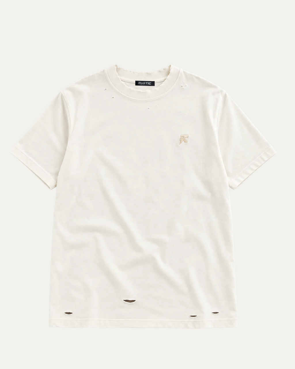 Camiseta Rustic Distressed Blanca