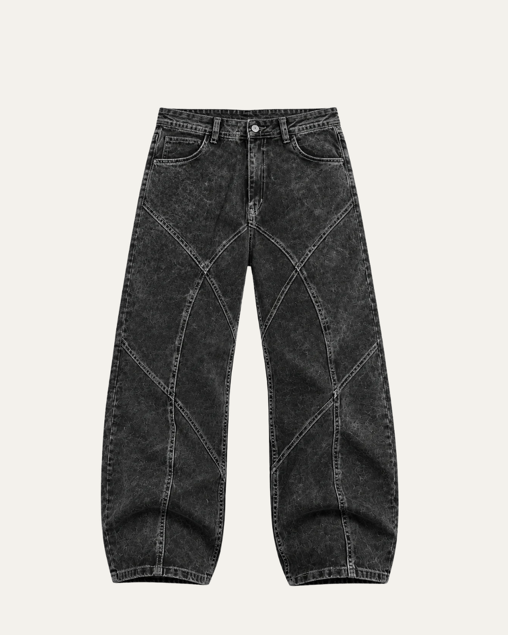 Jean Baggy Black Wash