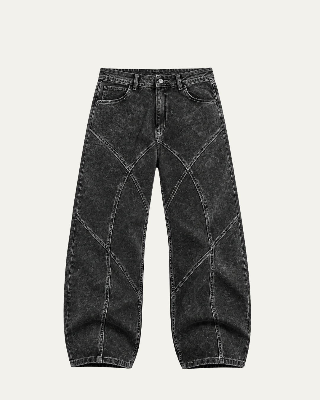 Jean Baggy Black Wash