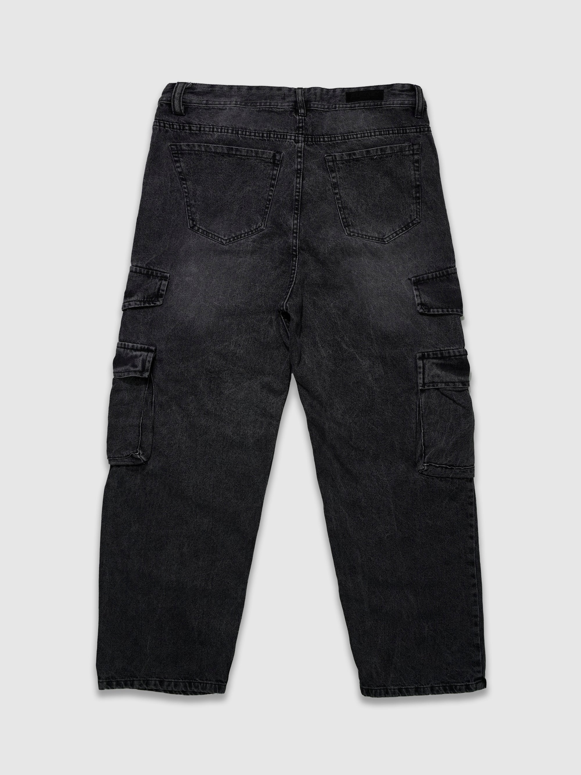 Jean Negro/Gris Cargo