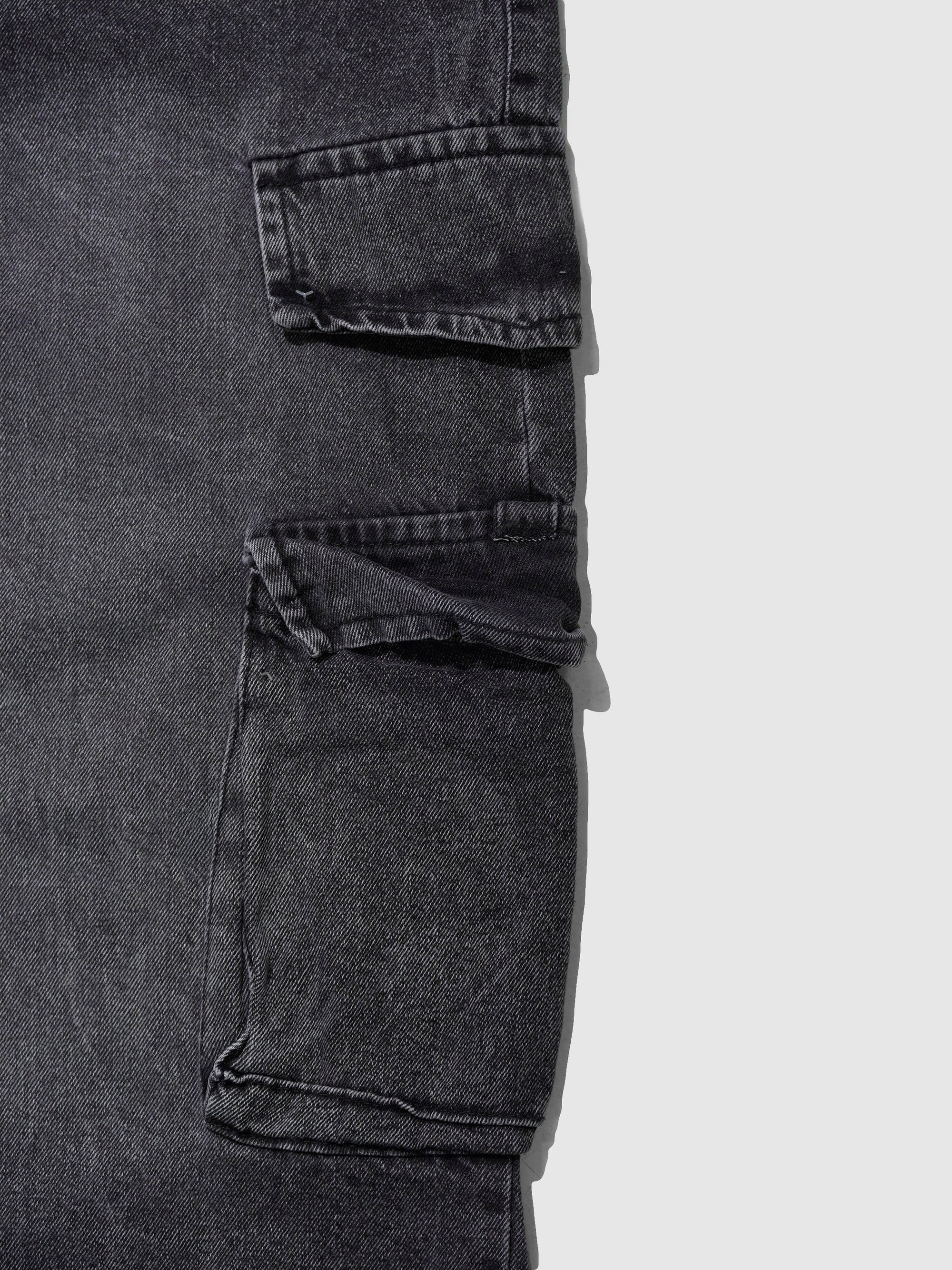 Jean Negro/Gris Cargo