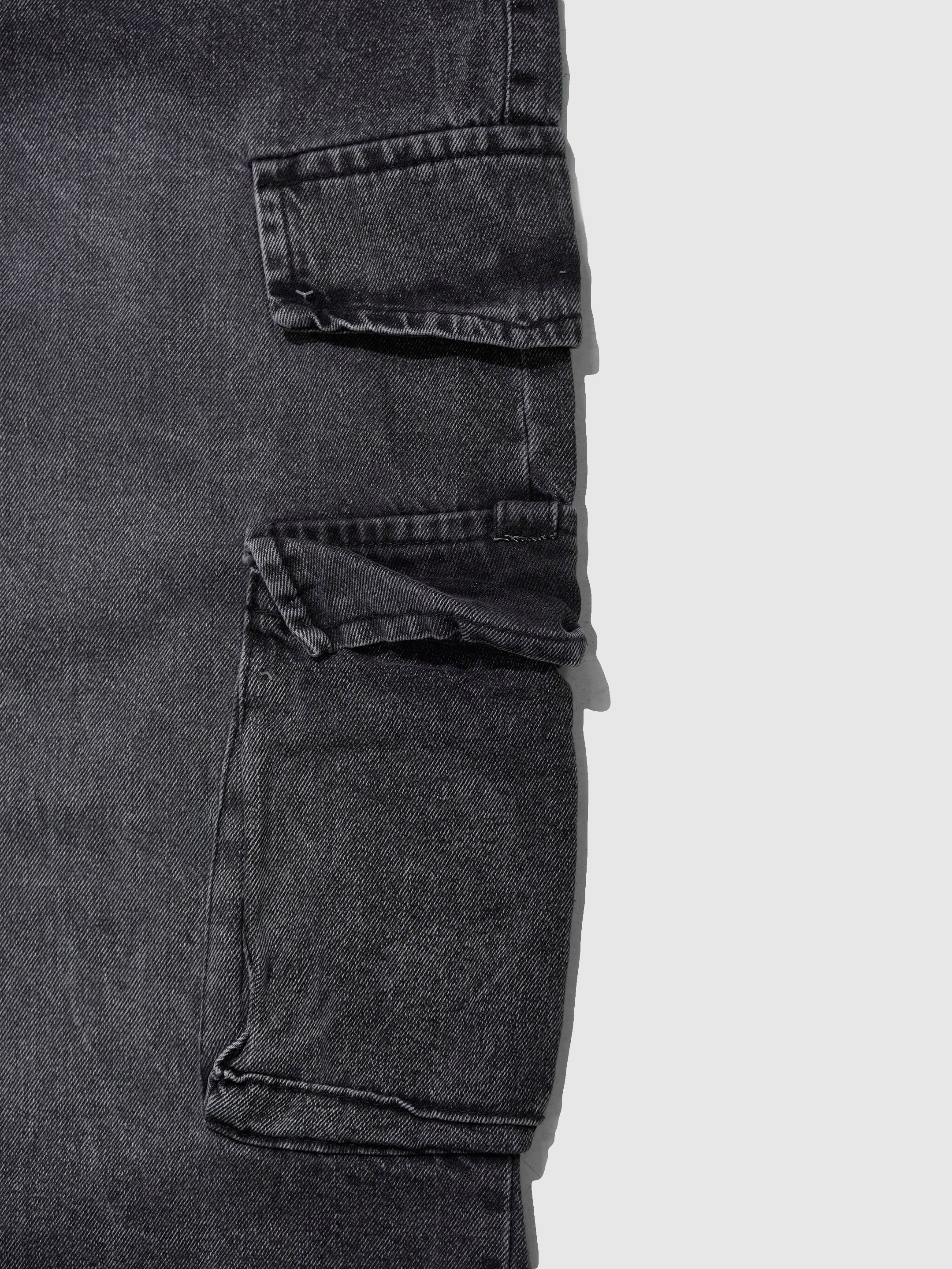 Jean Negro/Gris Cargo