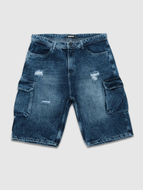 Bermuda Cargo de Jean Hombre – Disponible en Dos Tonos