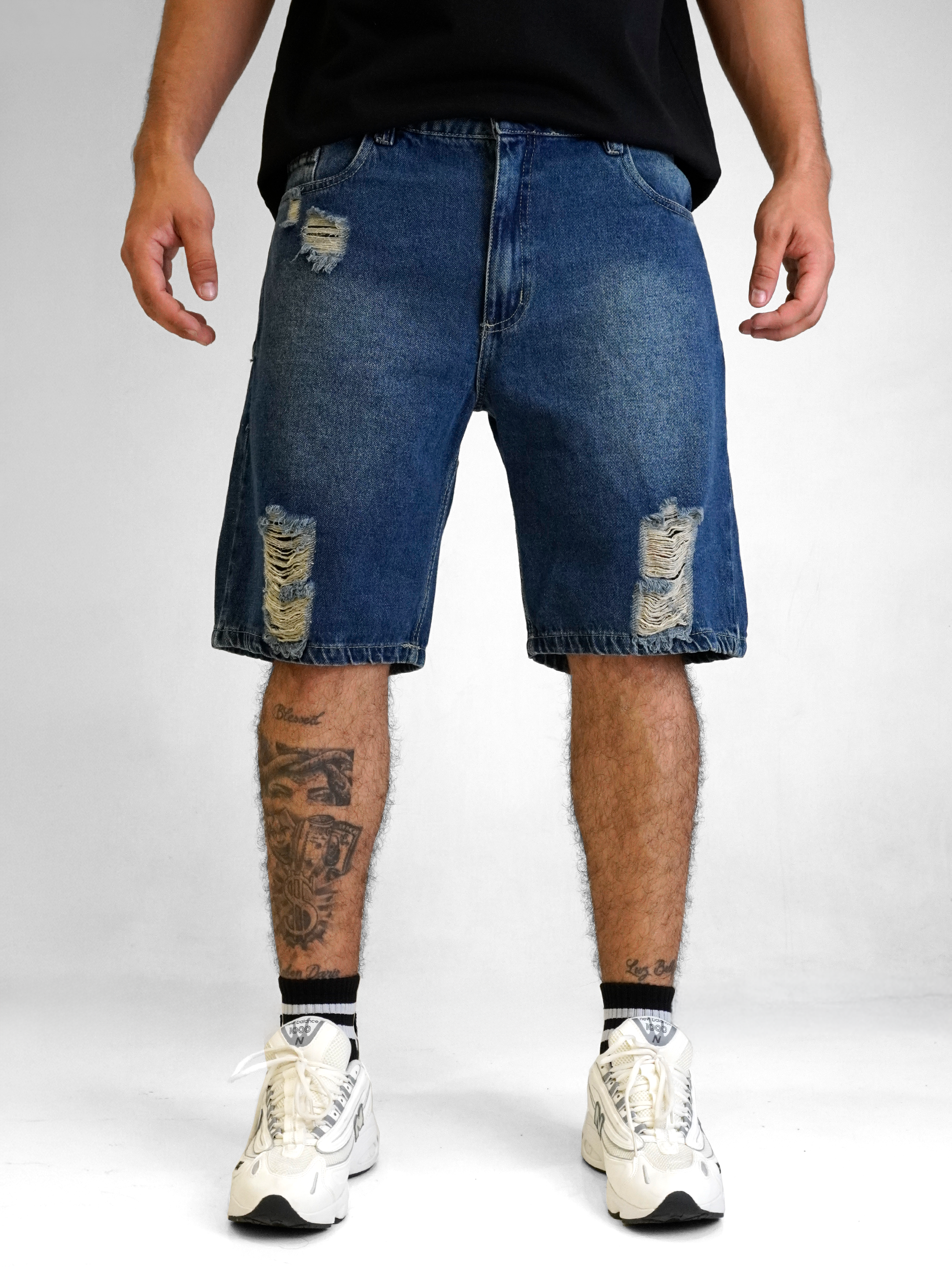 Bermuda Urban Blue Destroyed Rustic