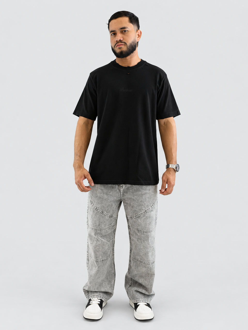 Camiseta Purpose Negra