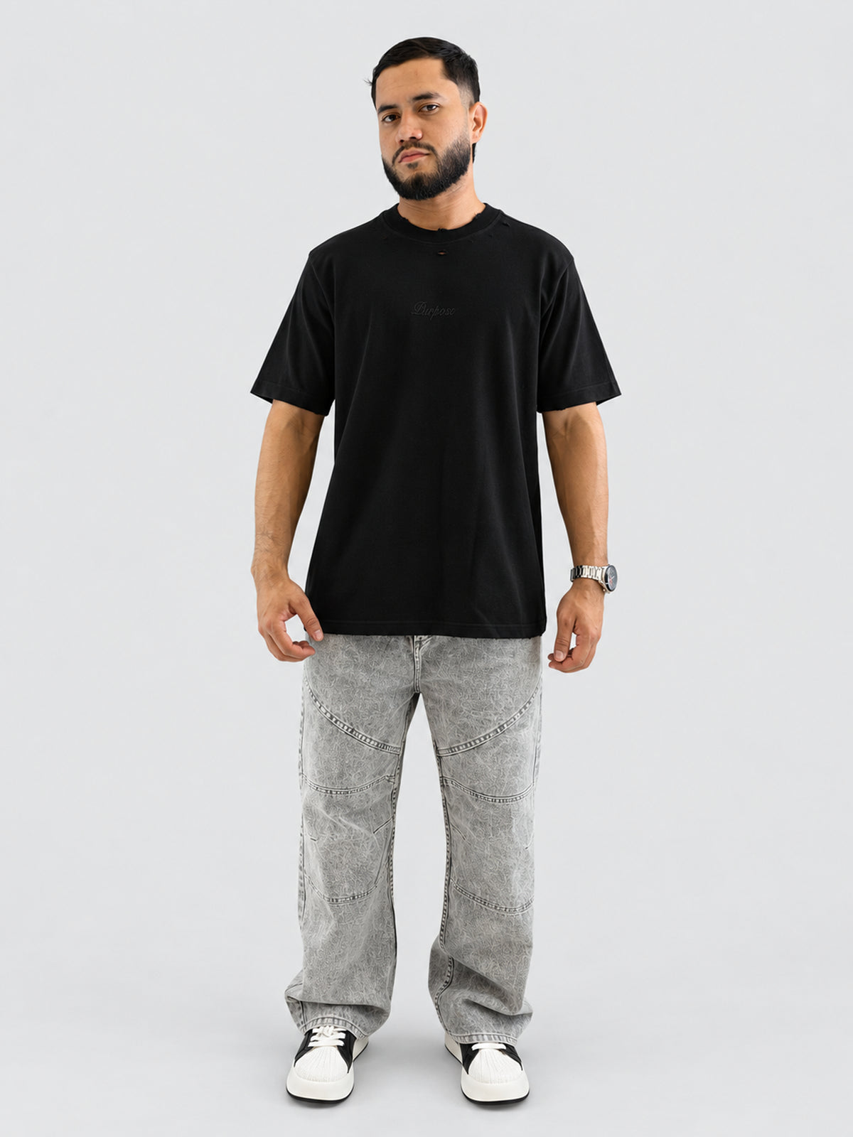 Camiseta Purpose Negra