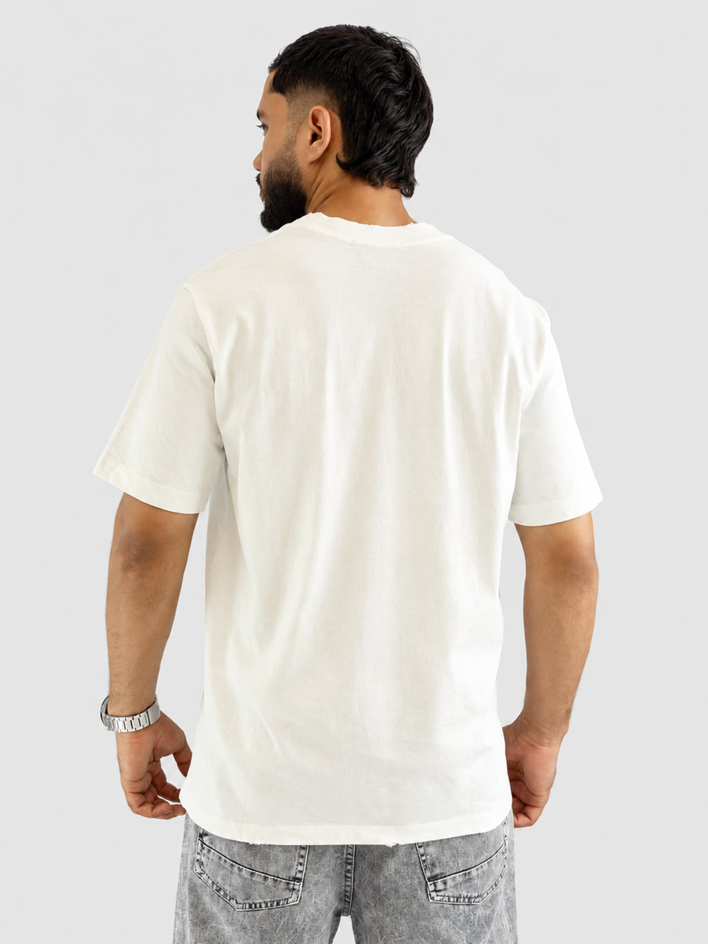 Camiseta Rustic Distressed Blanca