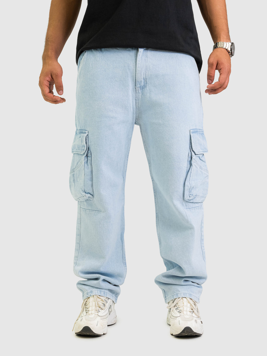 Jean Cargo Hombre – Azul Claro