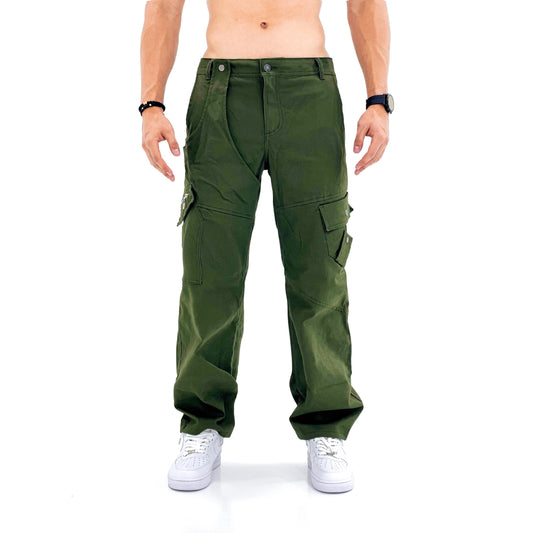 Cargo Urbano Button Verde Militar